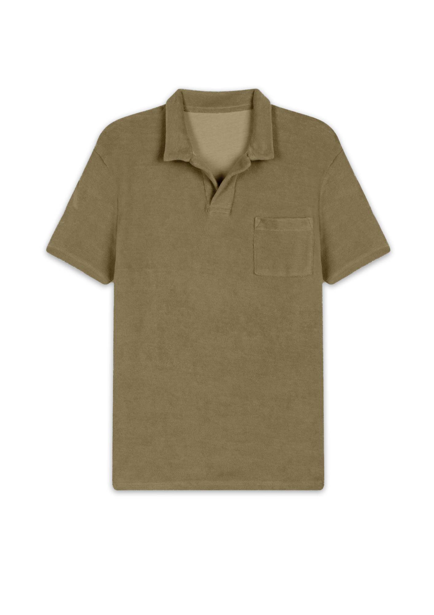 Polo Eponge kaki